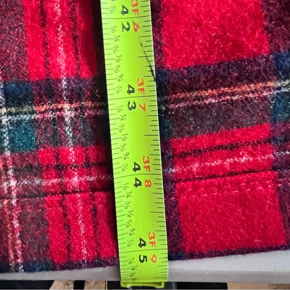 Vtg PENDLETON 100% Tartan Plaid Soft Wool Belted USA Quality Large Unisex Robe - Picture 5 of 17